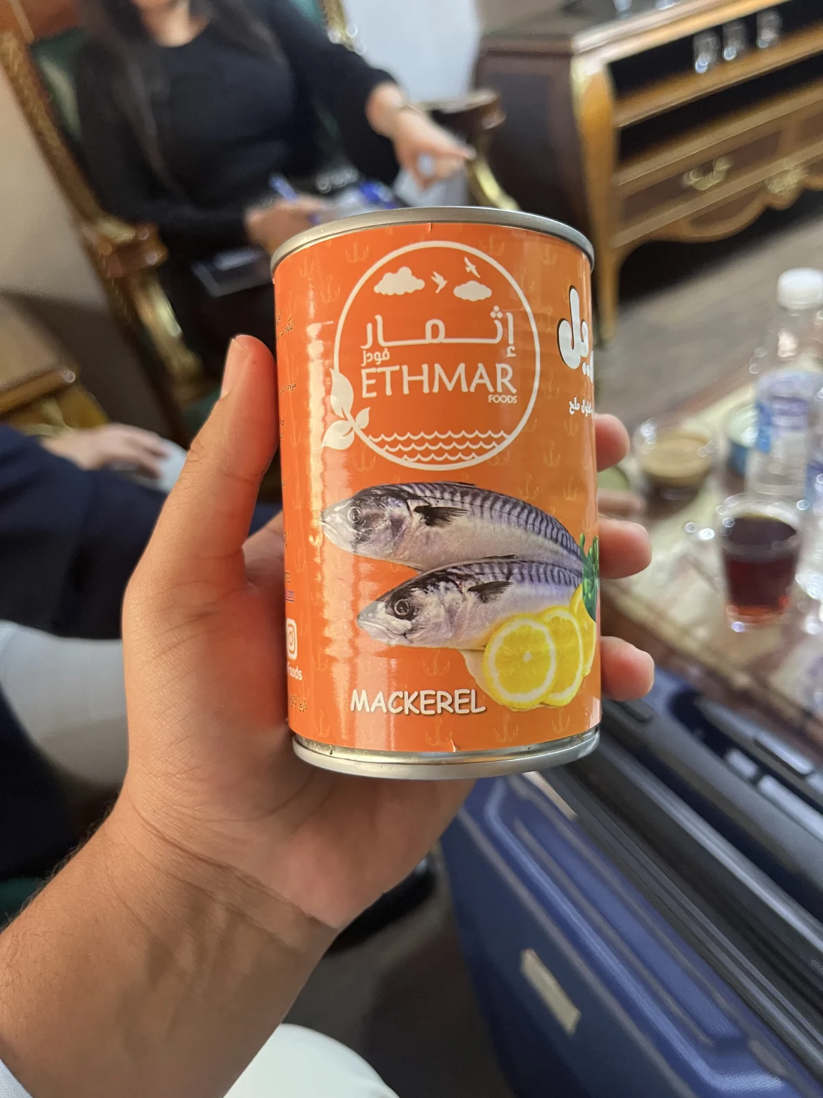 Presentación de producto pesquero para el mercado árabe